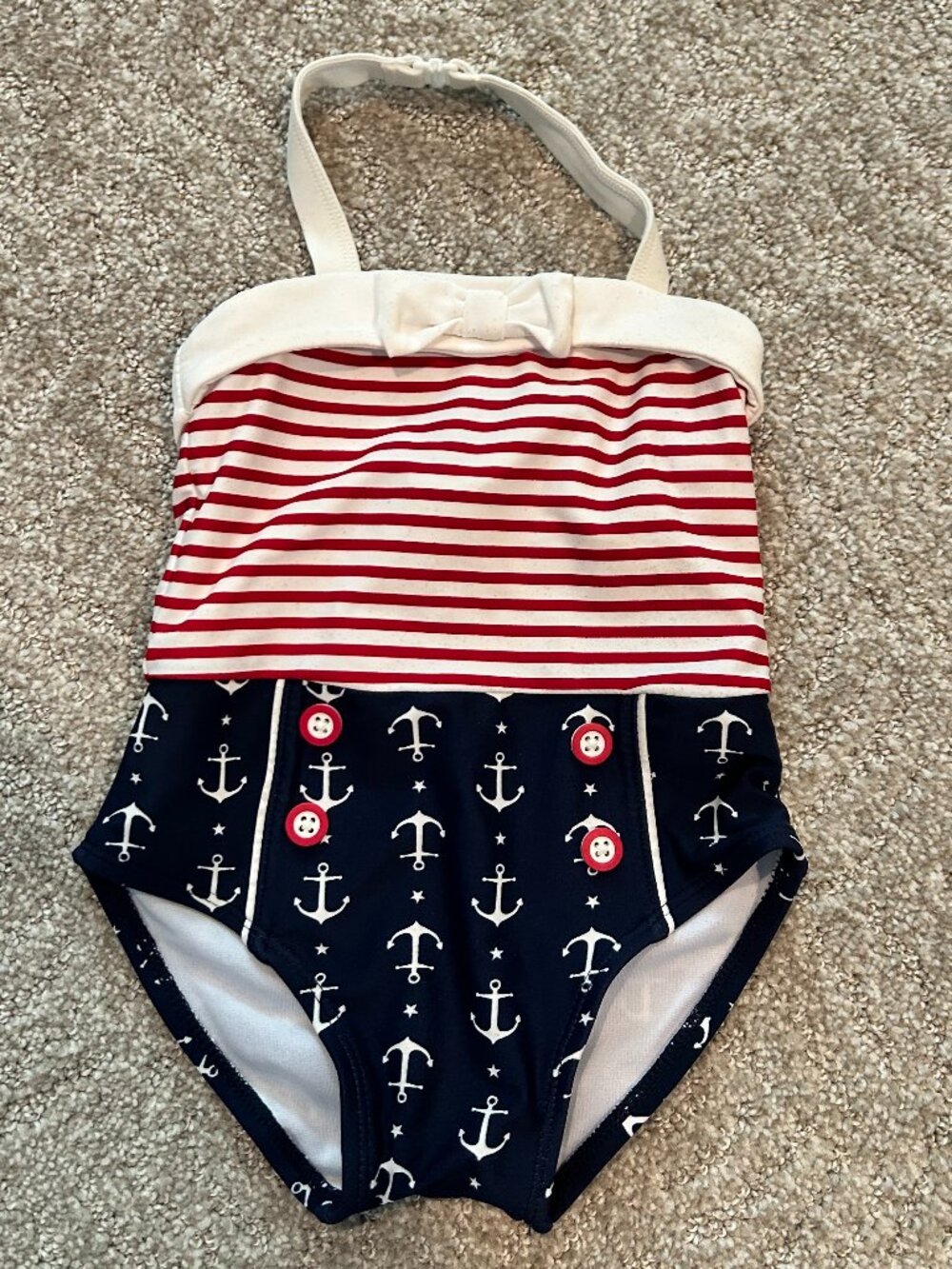 Janie and Jackie, One Piece Swimsuit, 12-18 months
